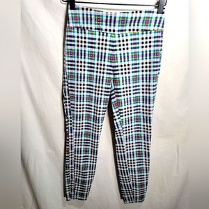 New York & Company size S stretch pants in a modern plaid. A virtual rainbow 🌈